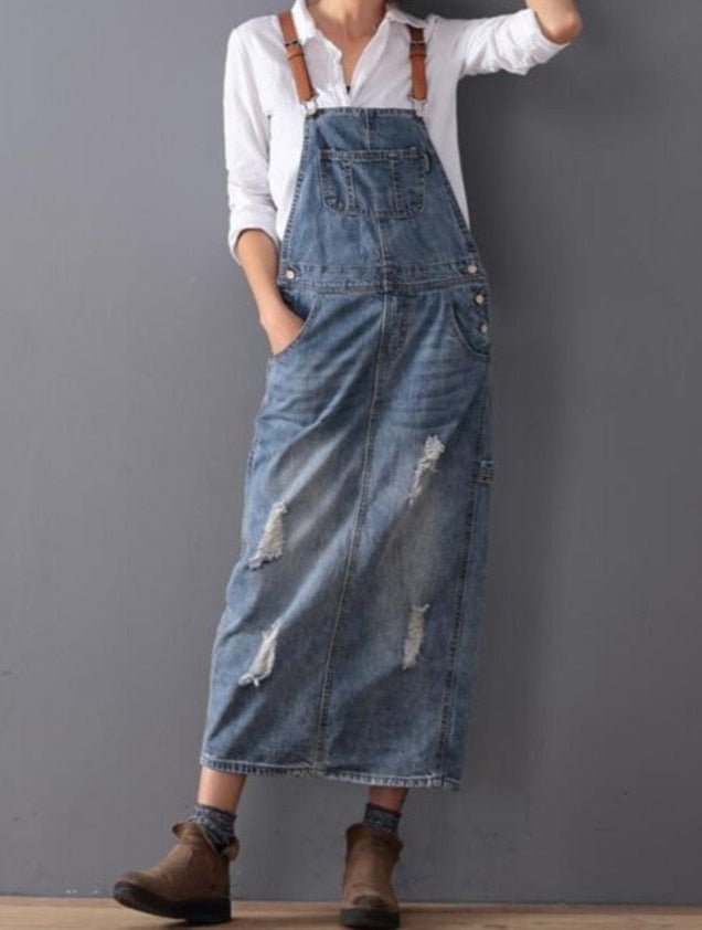 Denim Overall Dress - Naturenspires