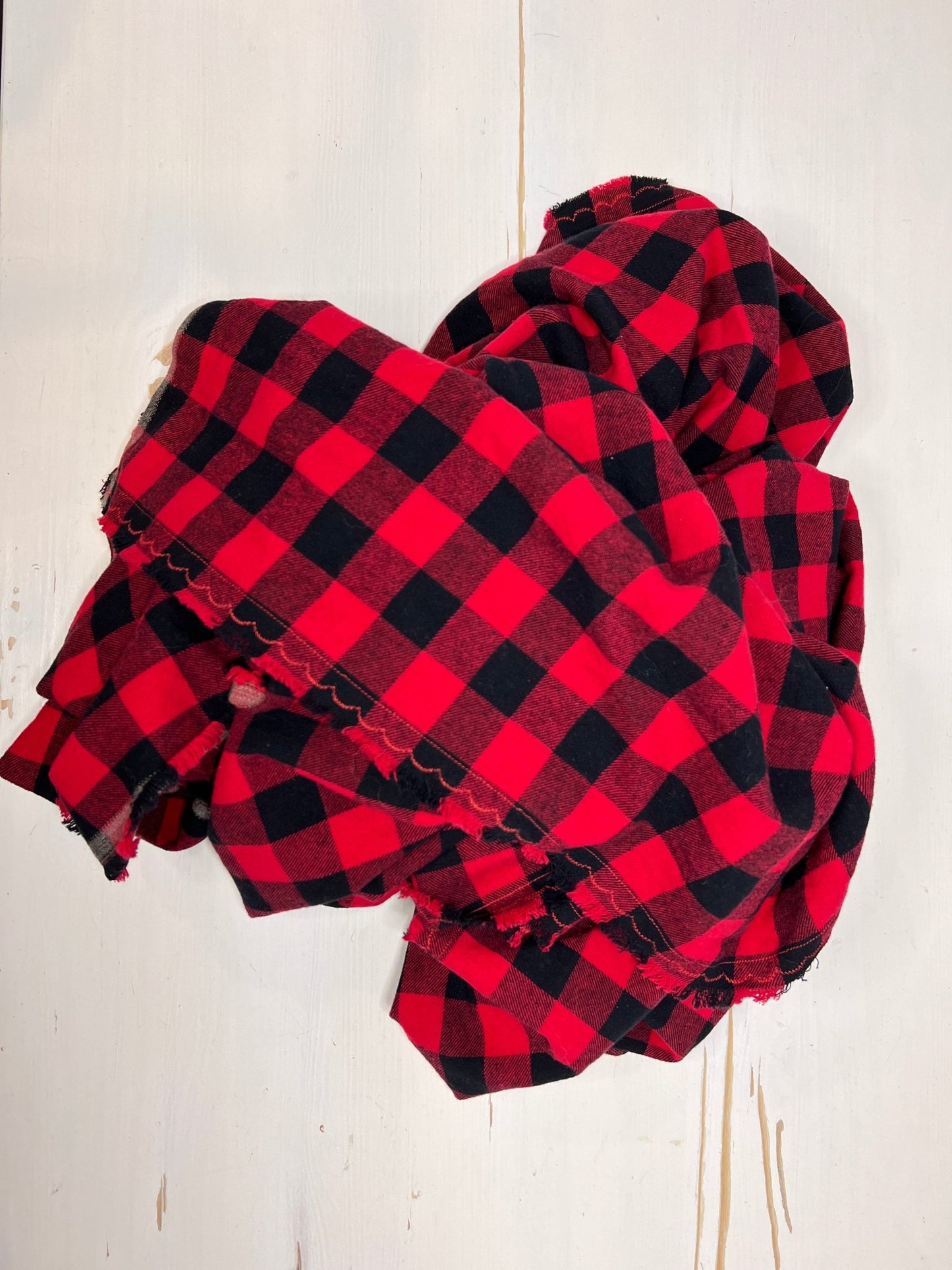 Flannel Buffalo Plaid Blanket Scarf - Naturenspires
