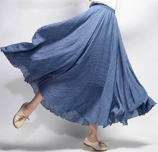 Full Linen Skirt - Naturenspires