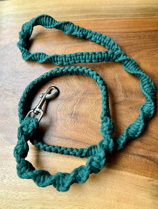 Forest Green 4 Foot Leash