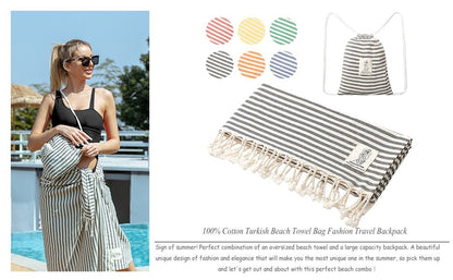 Large Turkish Travel Towel - Naturenspires