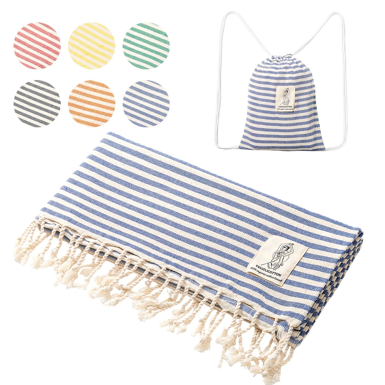 Large Turkish Travel Towel - Naturenspires