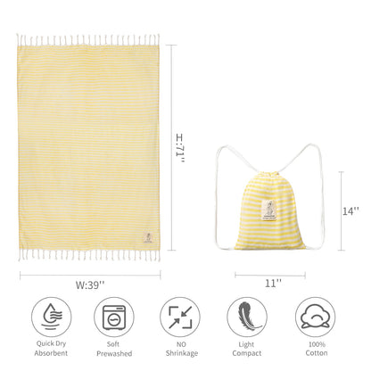 Large Turkish Travel Towel - Naturenspires