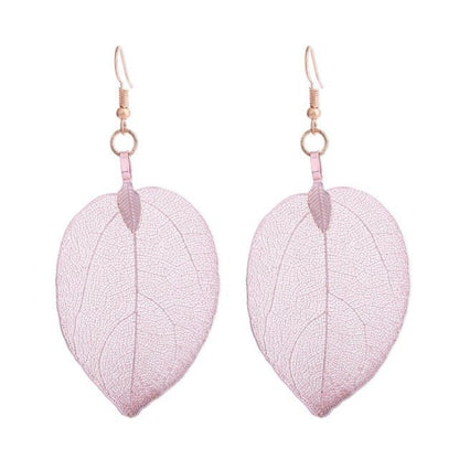Real Leaf Earrings - Naturenspires