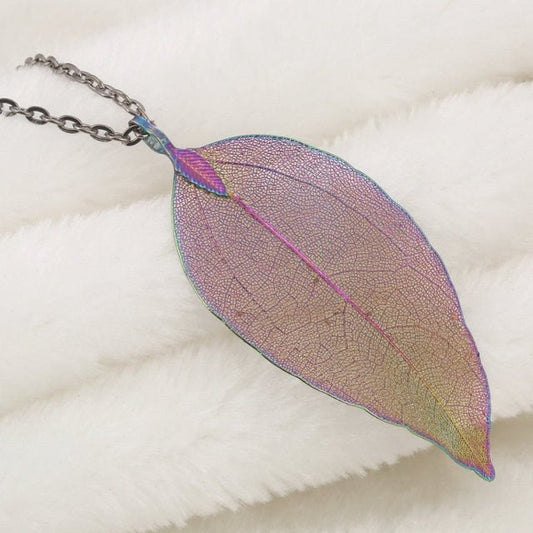 Real Leaf Necklace - Naturenspires