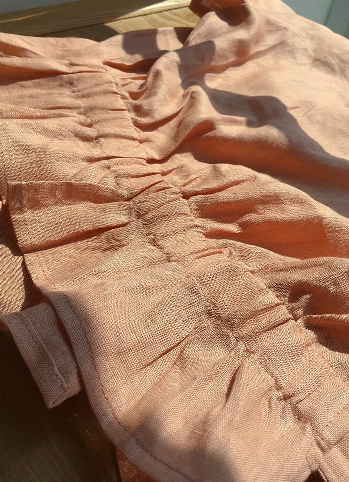Vintage Linen Wrap Shirt - Naturenspires