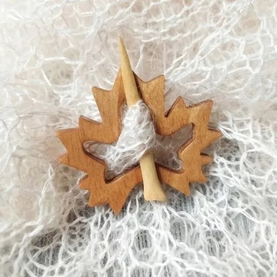 Wood Brooch Pins - Naturenspires